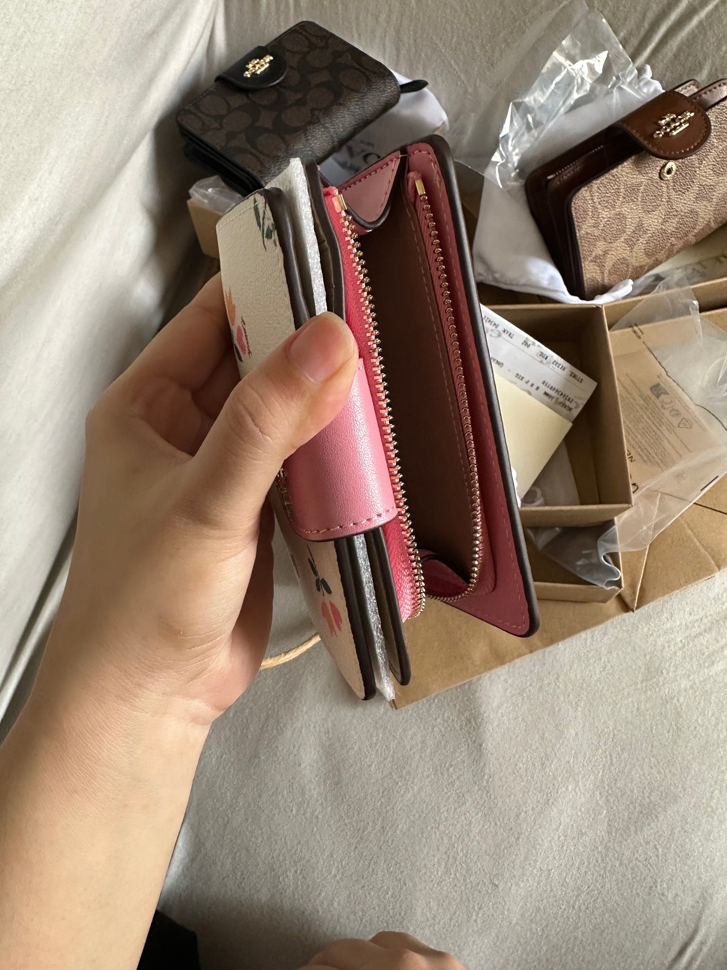 Coach wallet 3 colors