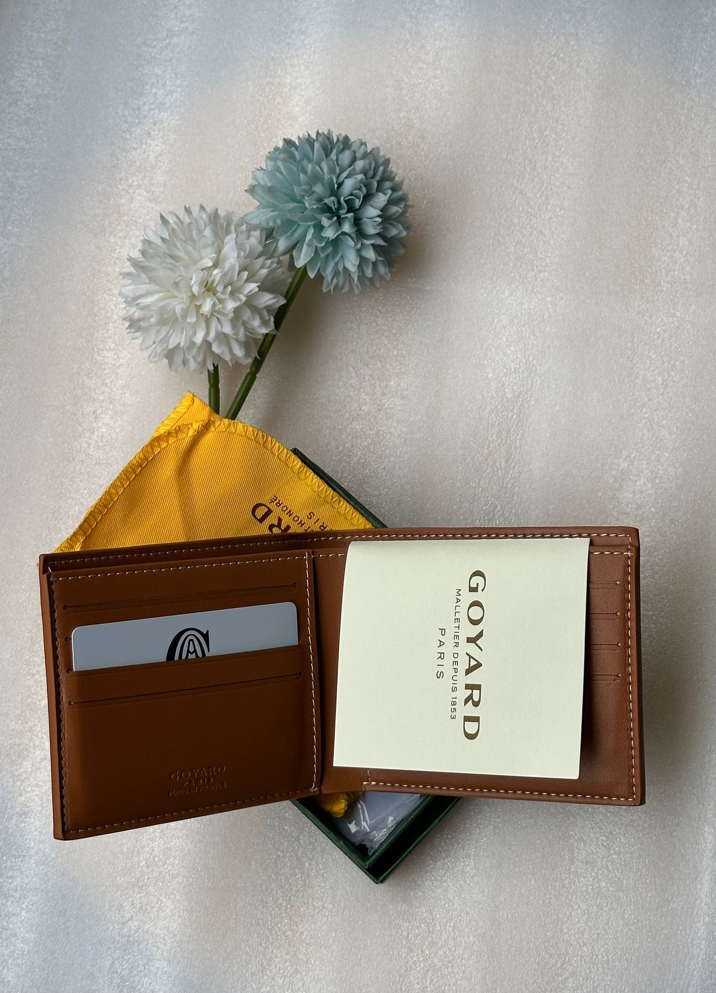 Goyard wallet brown