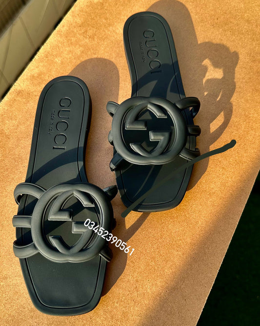 Black slides famous brand