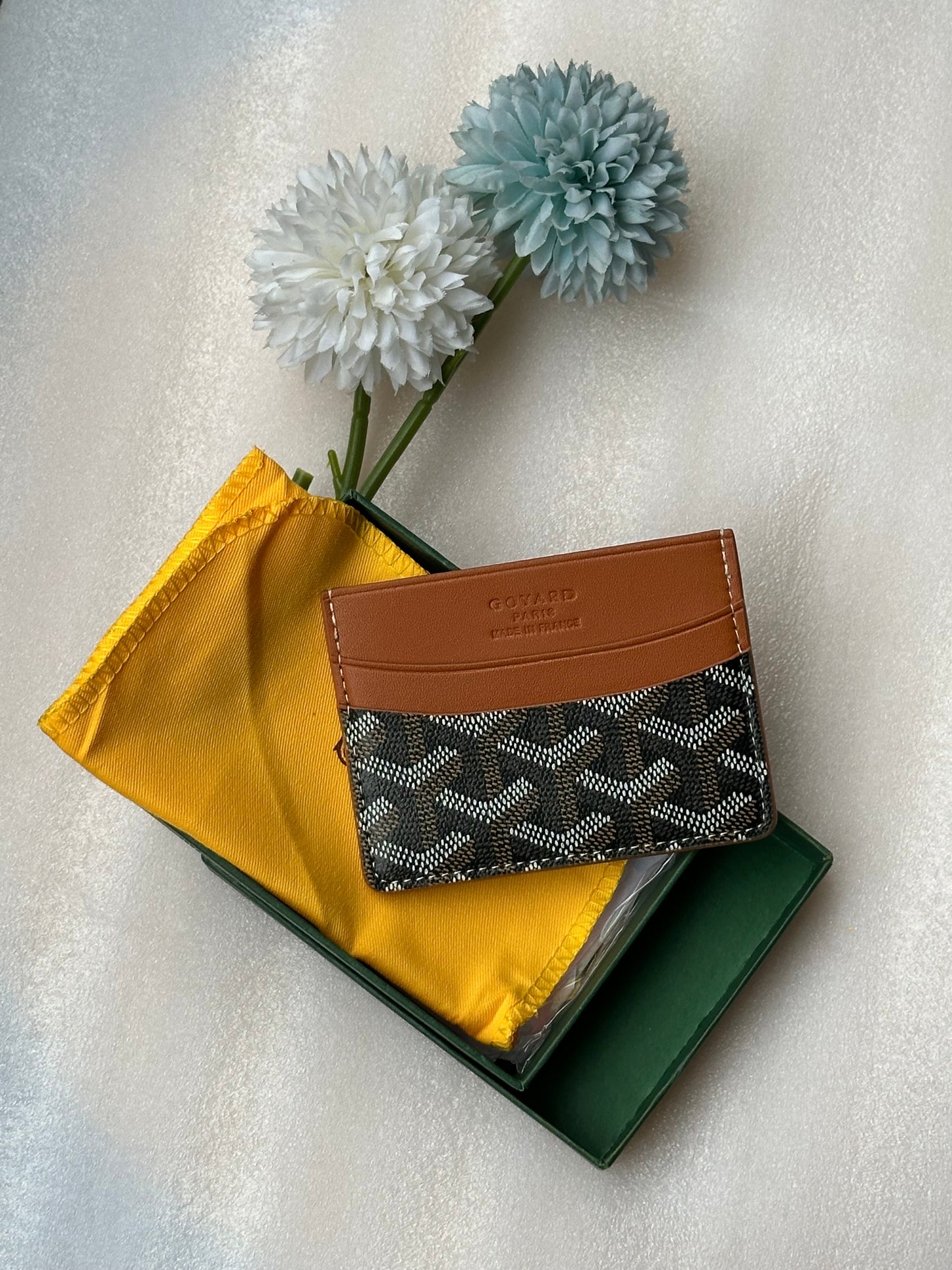 Goyard cardholder brown