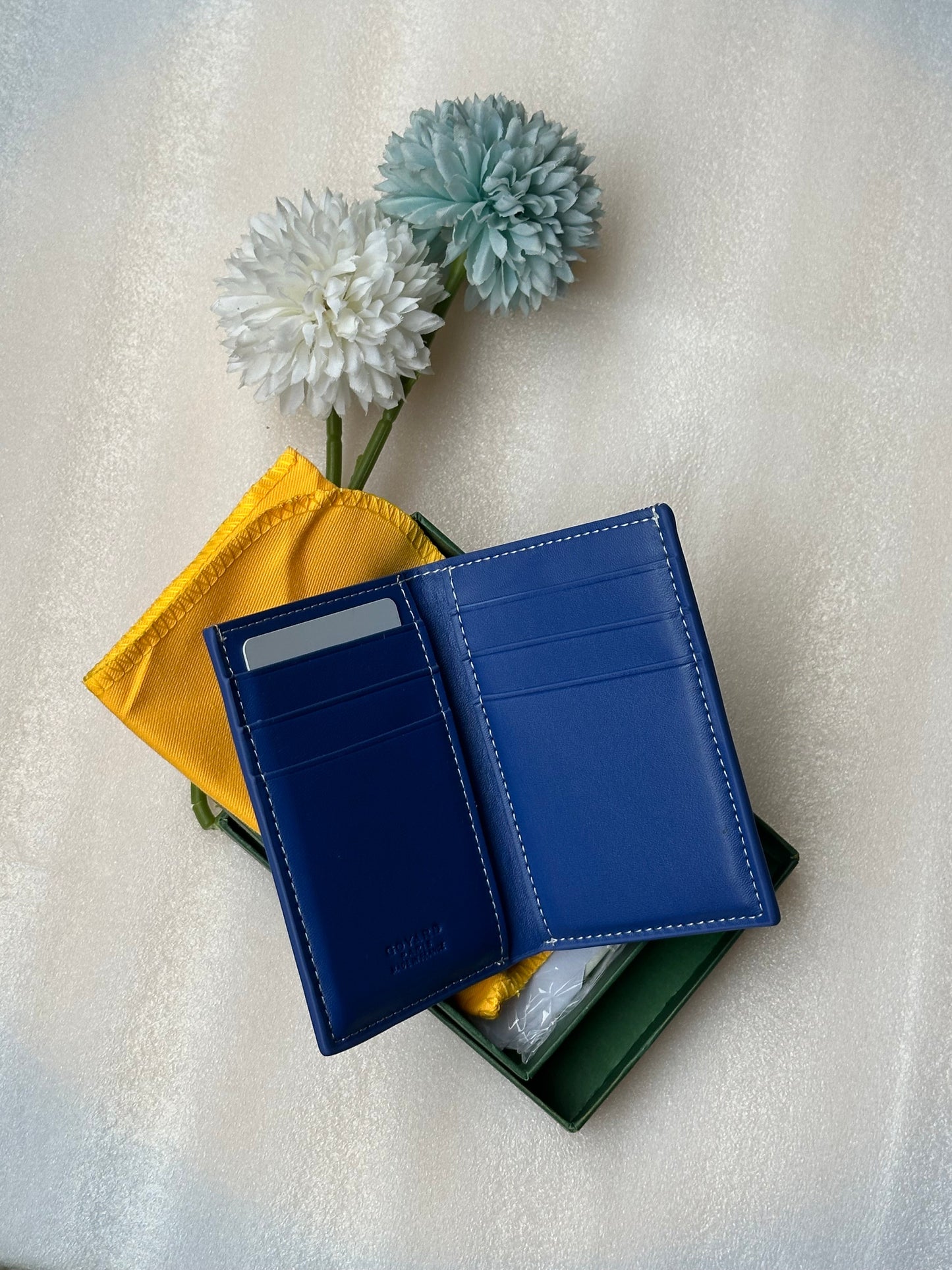 Goyard wallet blue