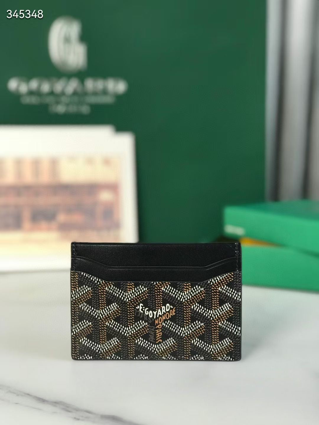 Black cardholder famous brand