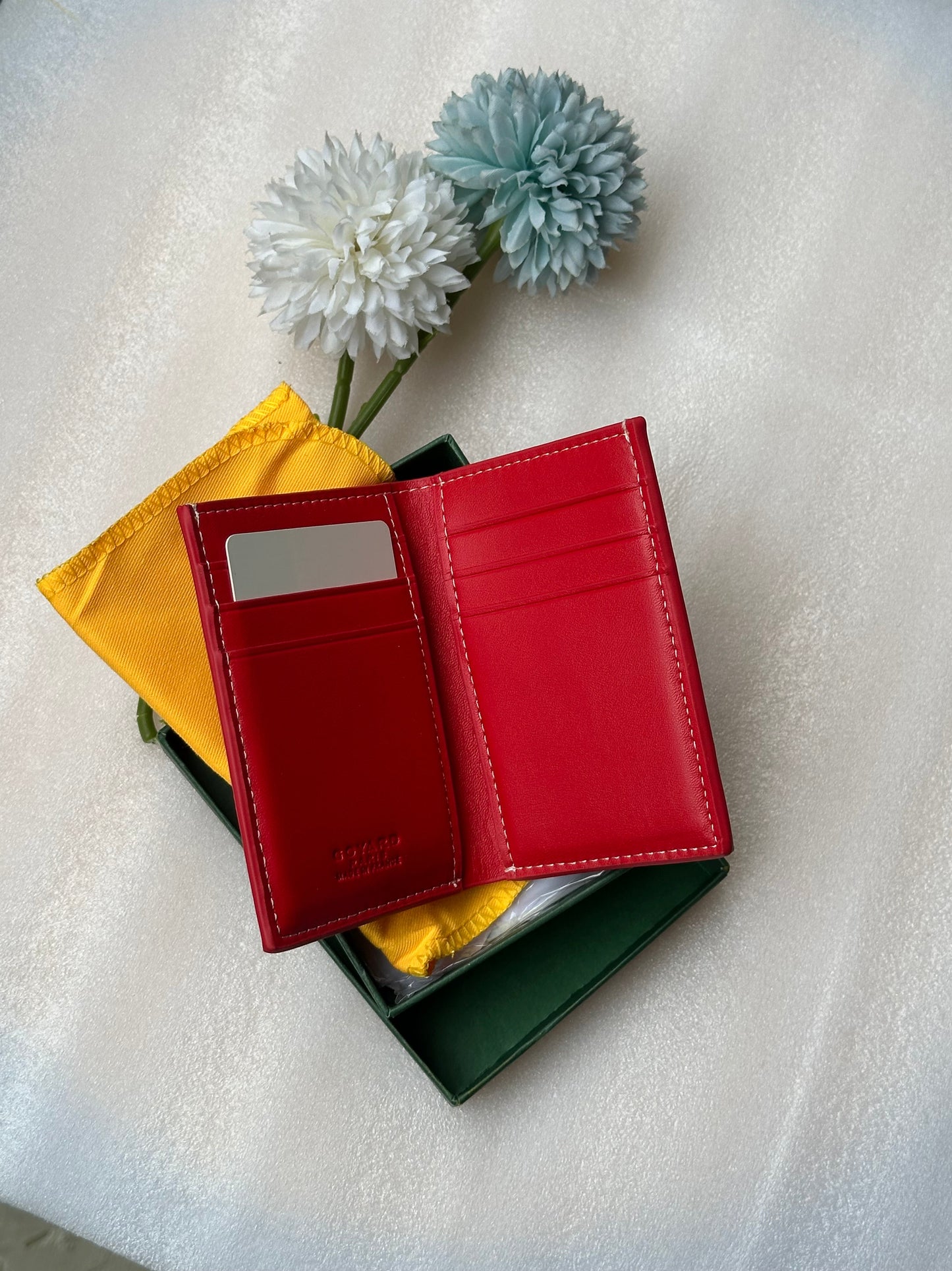 Goyard wallet red