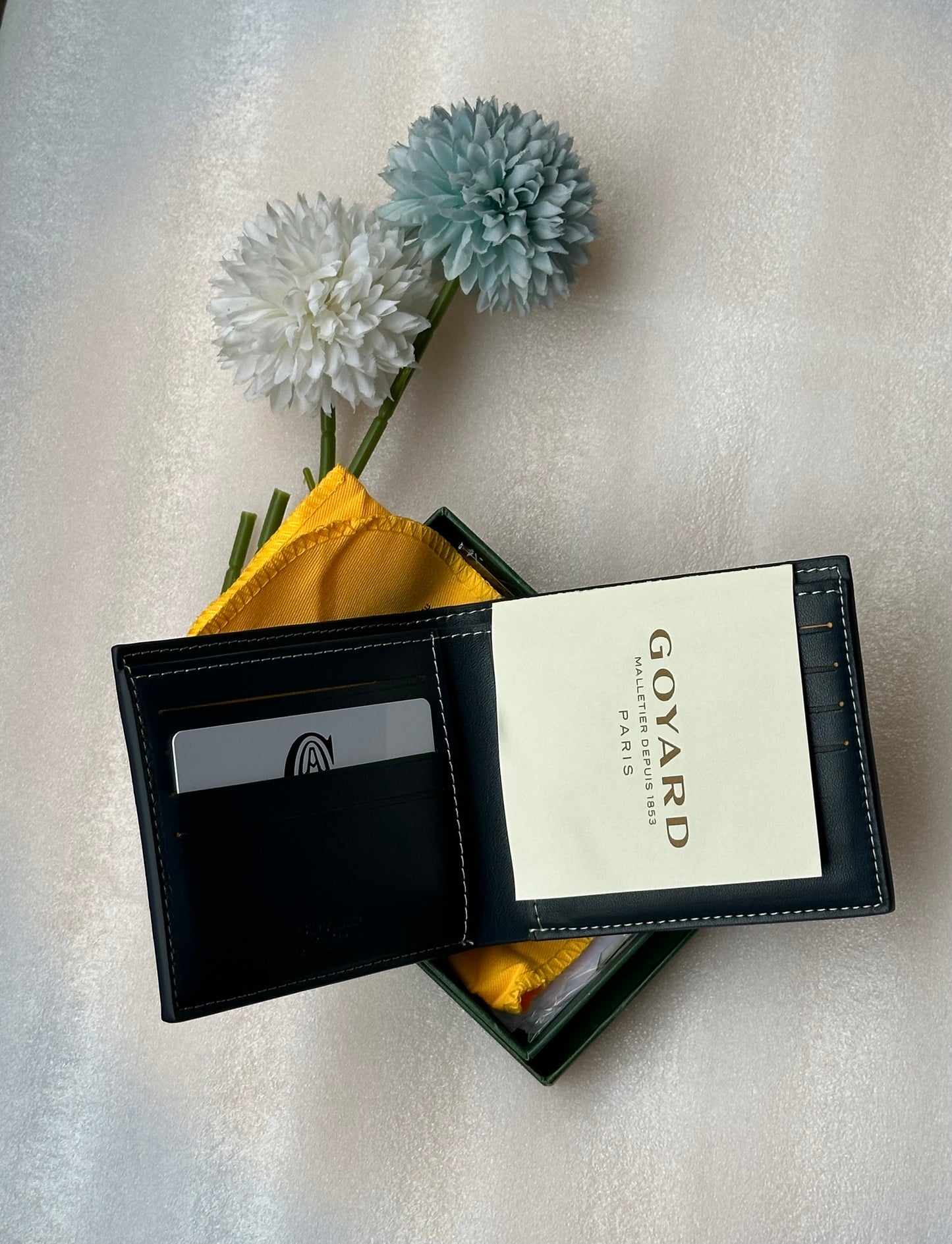 Goyard wallet black