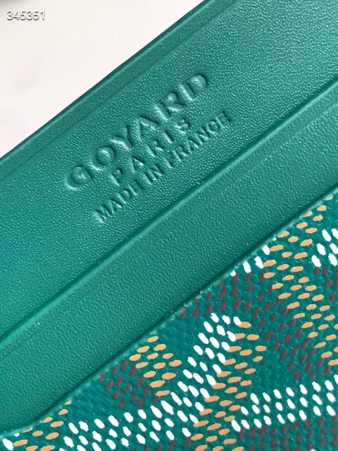 Green cardholder famous brand