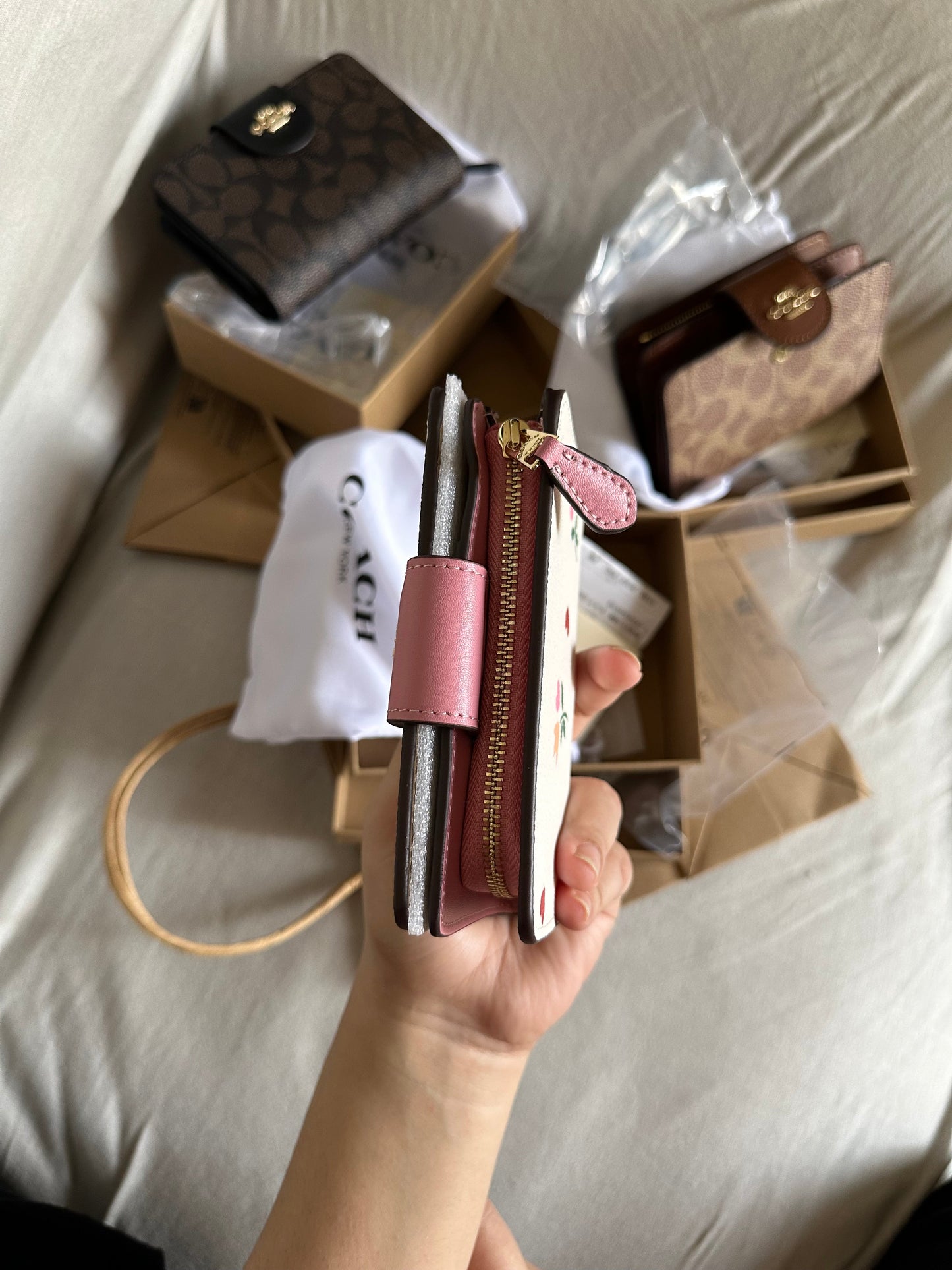 Coach wallet 3 colors