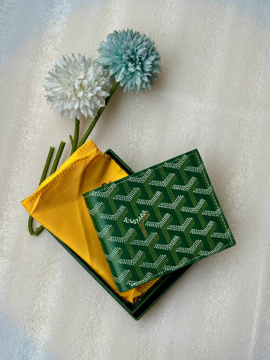 Goyard wallet green