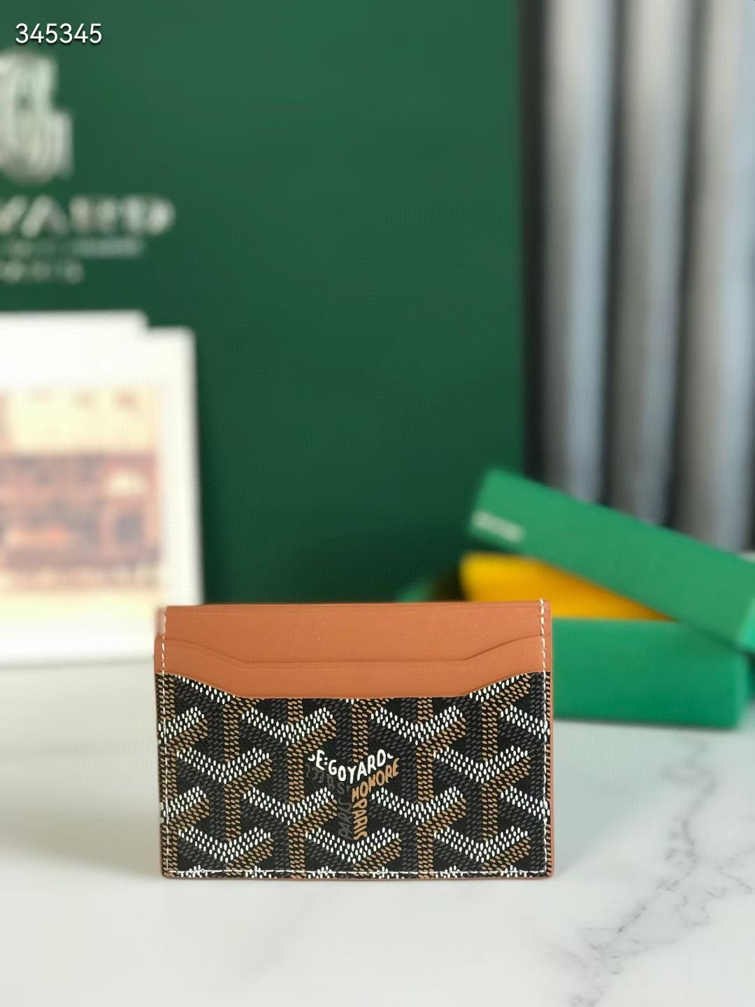 Brown cardholder famous brand