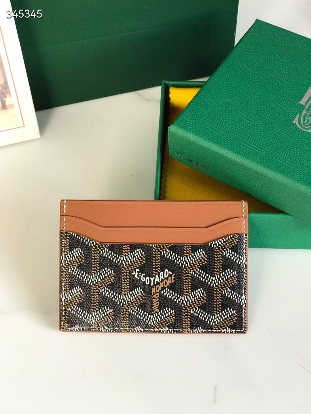 Brown cardholder famous brand