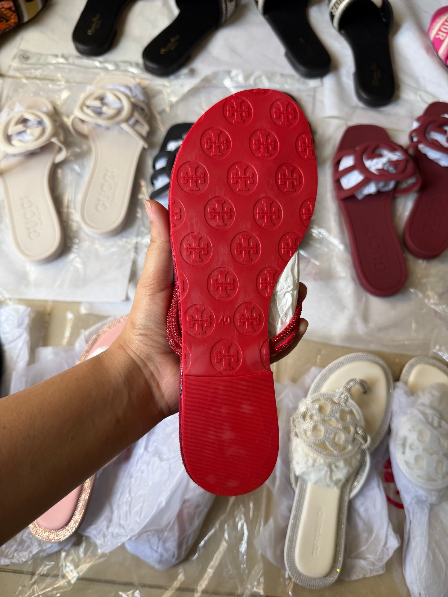 TB famous brand slipper