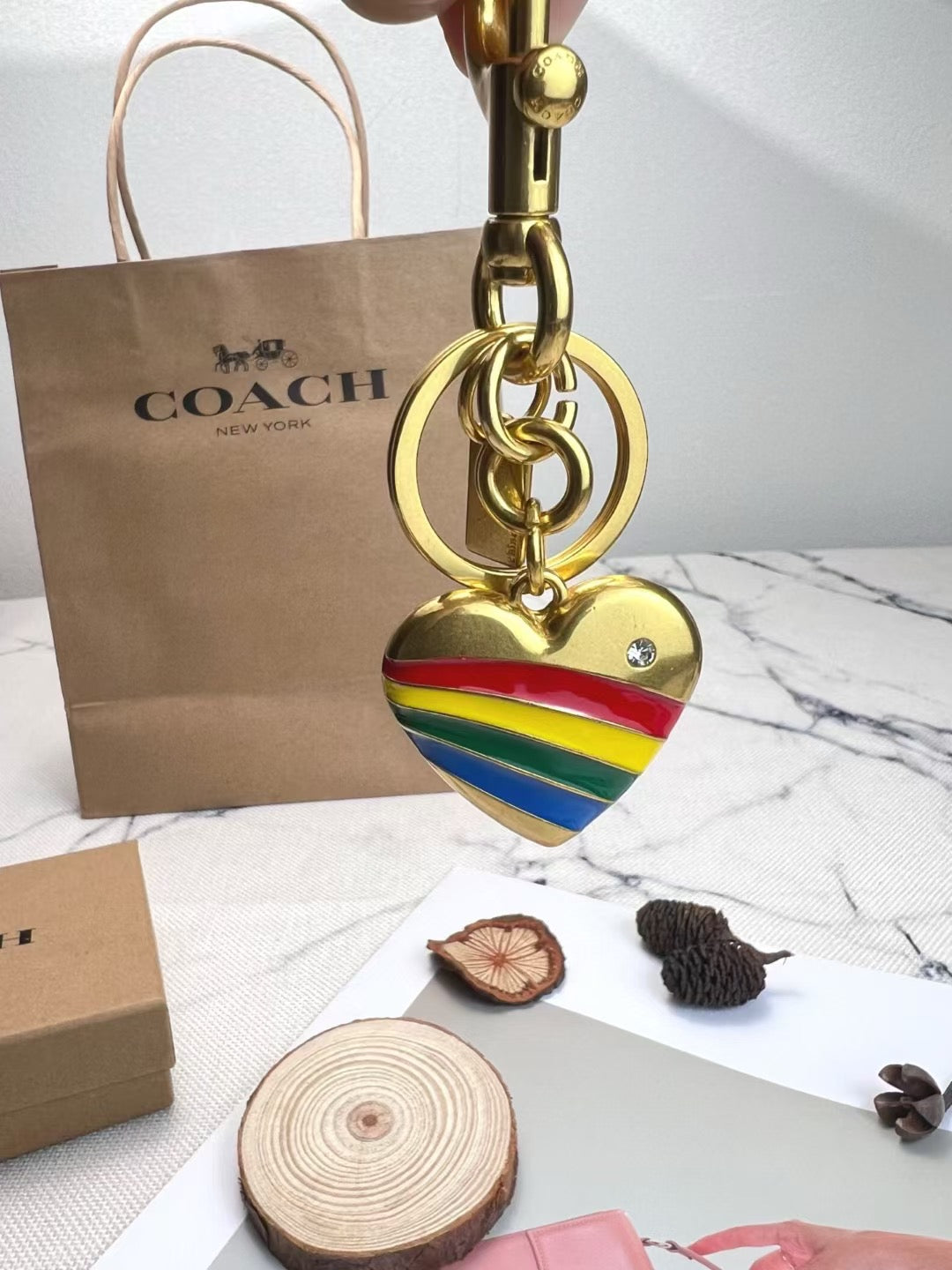 Coach keychain