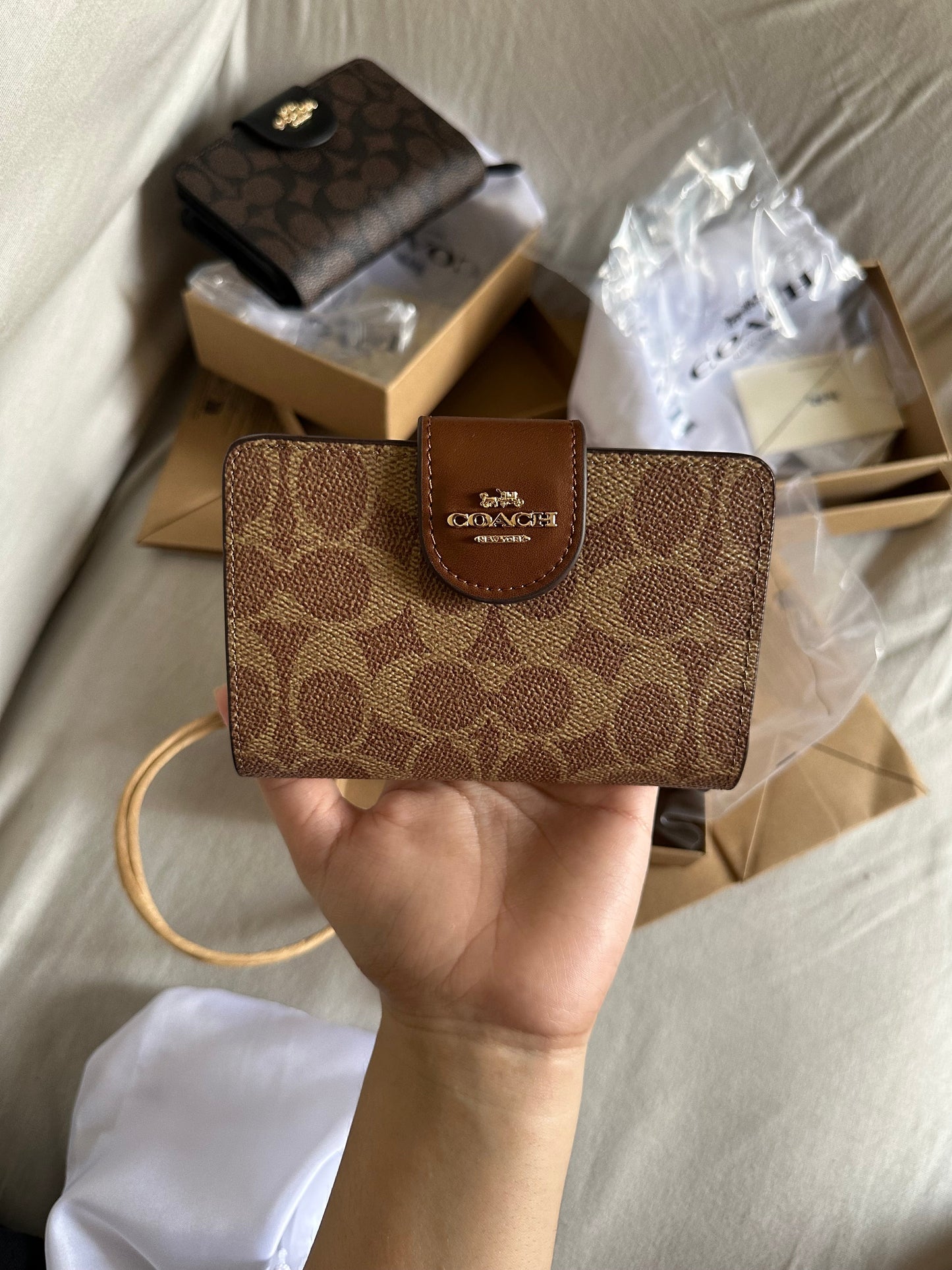 Coach wallet 3 colors