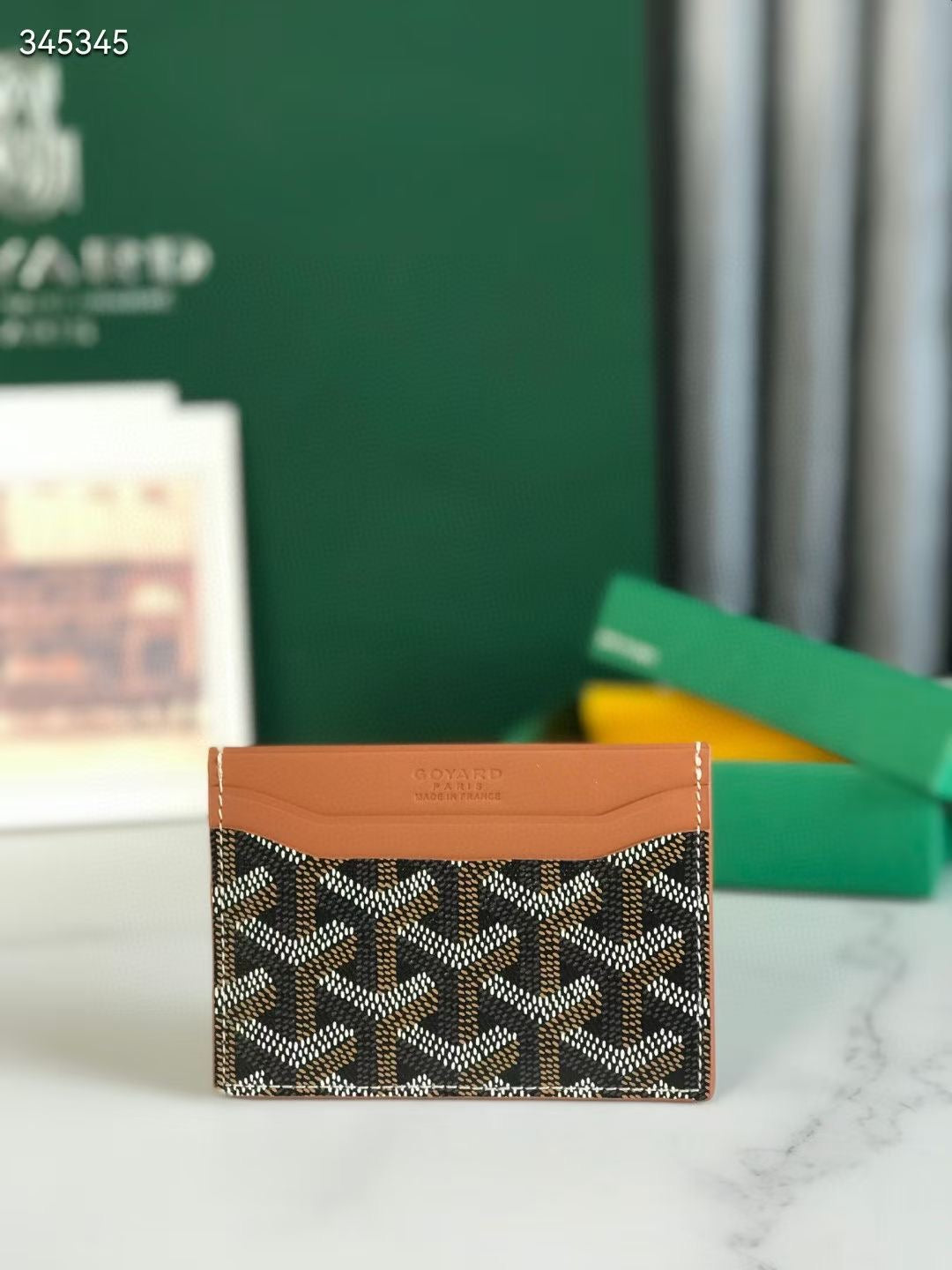 Brown cardholder famous brand