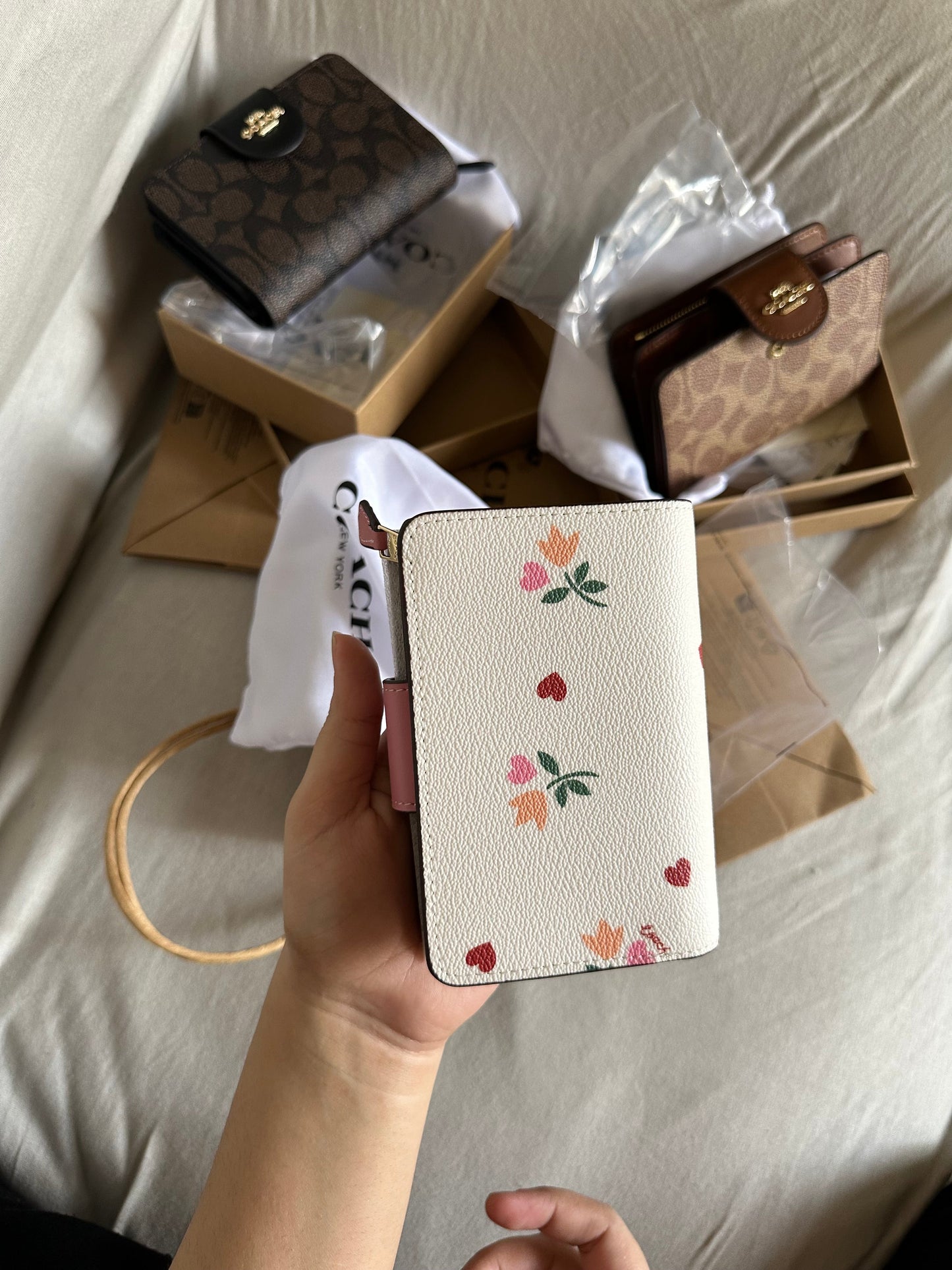 Coach wallet 3 colors