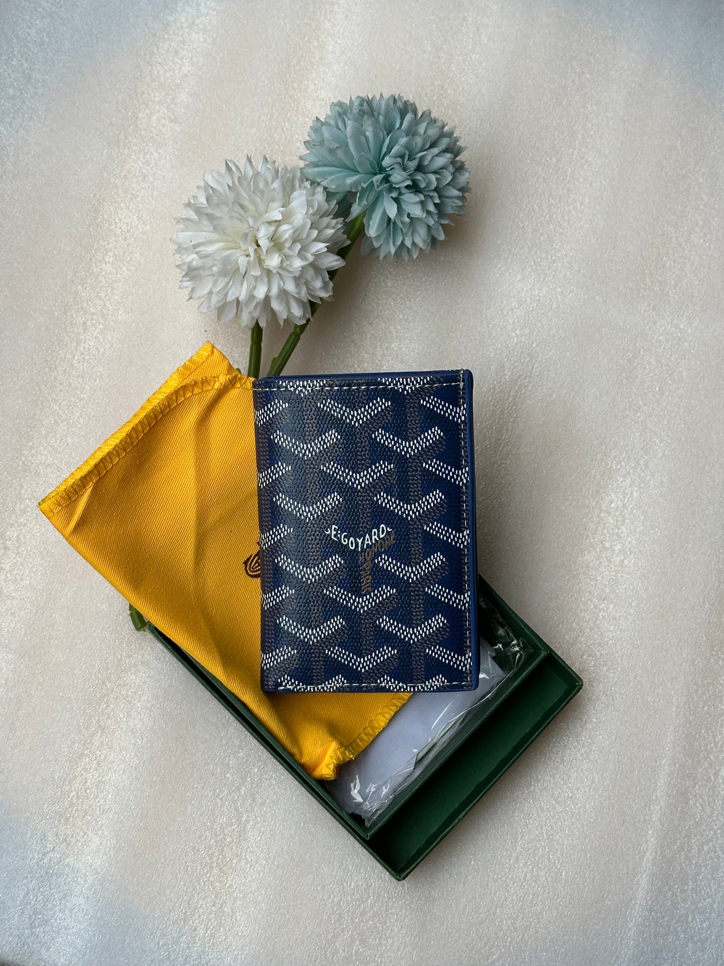 Goyard wallet blue