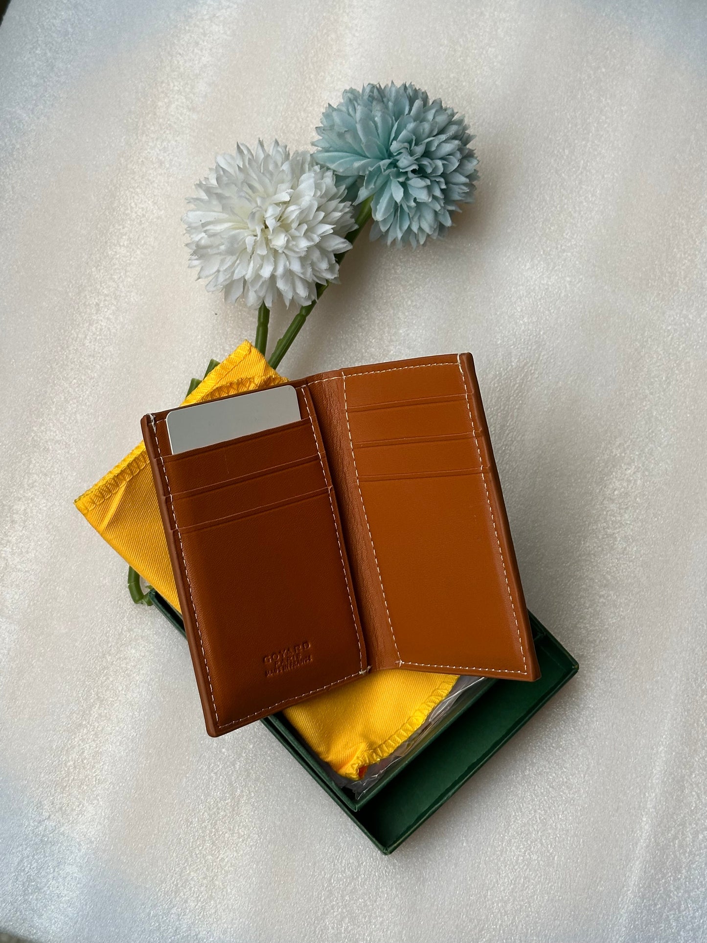 Goyard wallet brown